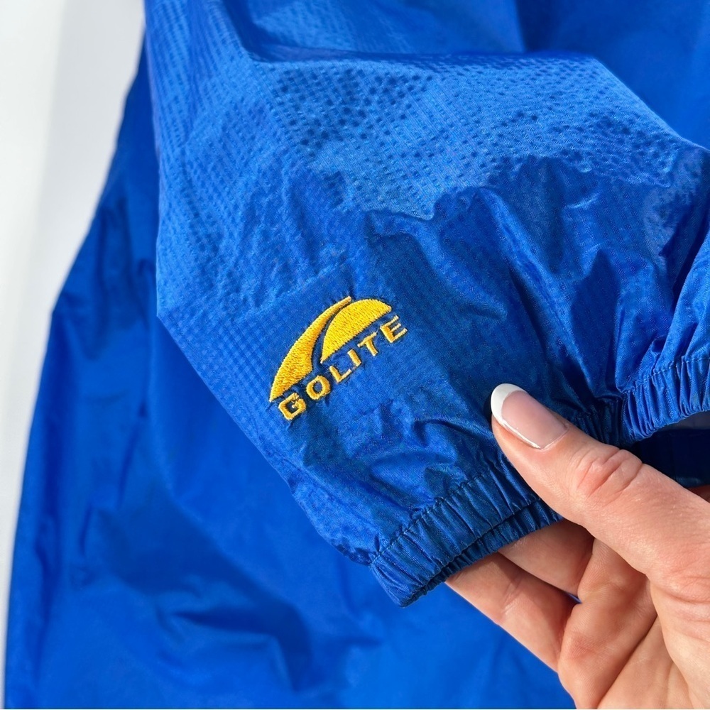 GoLite Rain Jacket Men’s XL Lightweight Hiking Shell Blue - Picture 6 of 13
